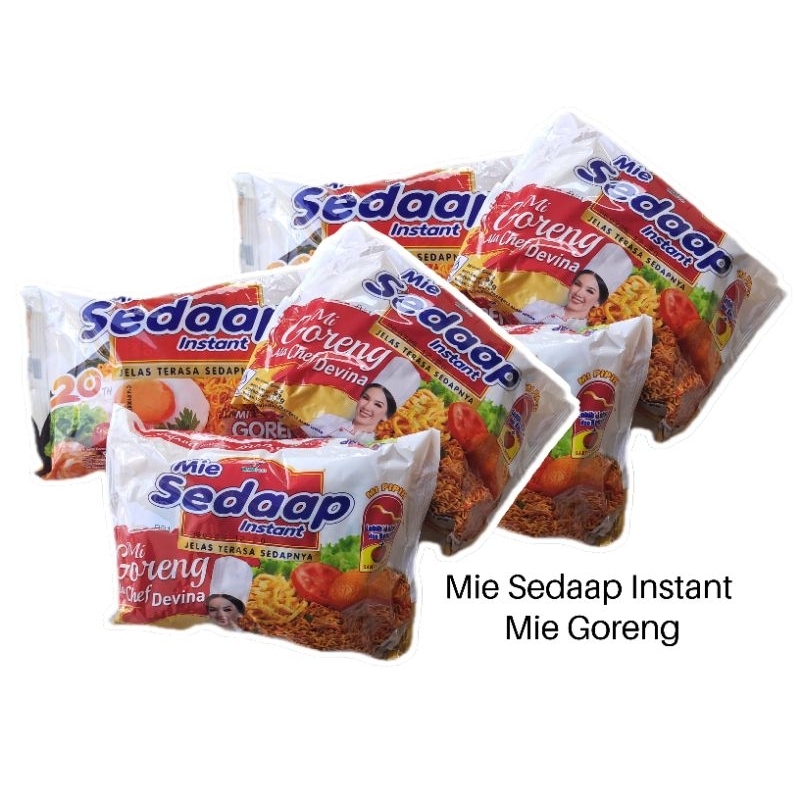 

Paket isi 20 Mie Sedaap Goreng