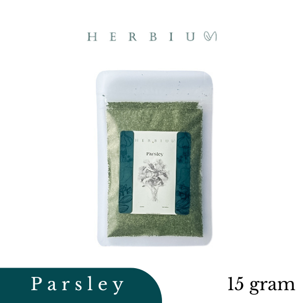

HERBIUM Daun Parsley Kering Bubuk Bumbu Dapur Premium 15 gram