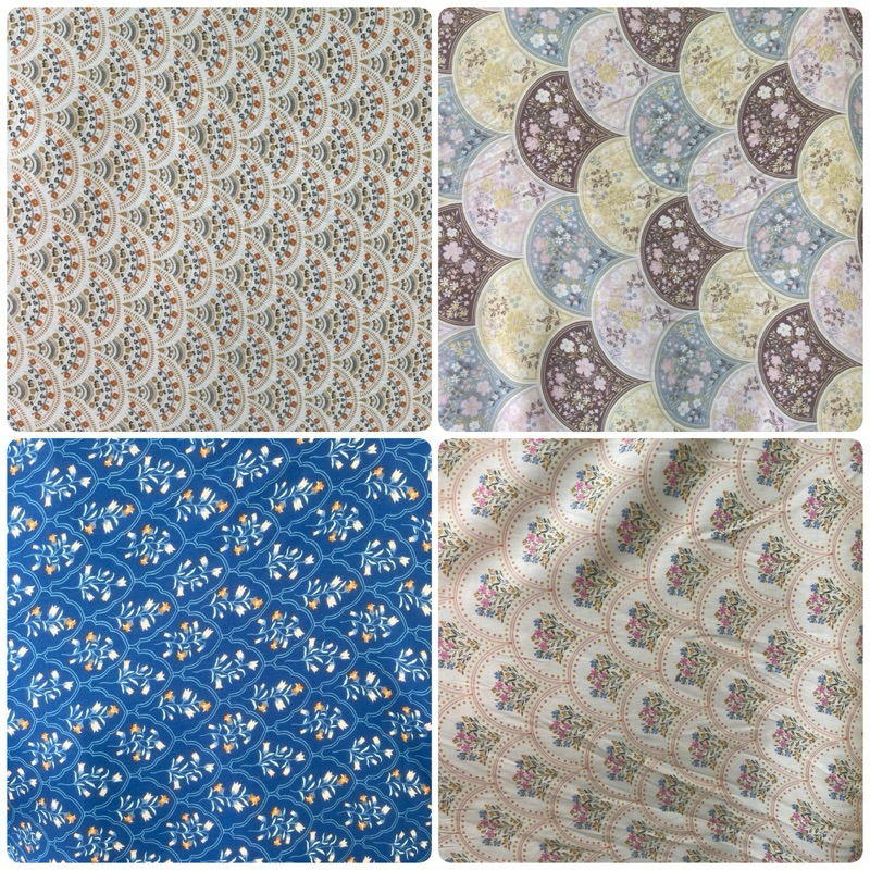 ( Motif Bunga ) Kain Katun Rayon Viscose Premium Bahan Baju, Daster, baju anak-anak