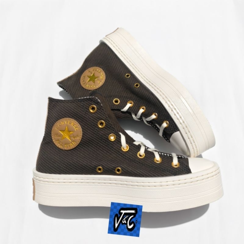 Converse Chuck Taylor All Star Modern Lift Platform Corduroy Hi Fresh
