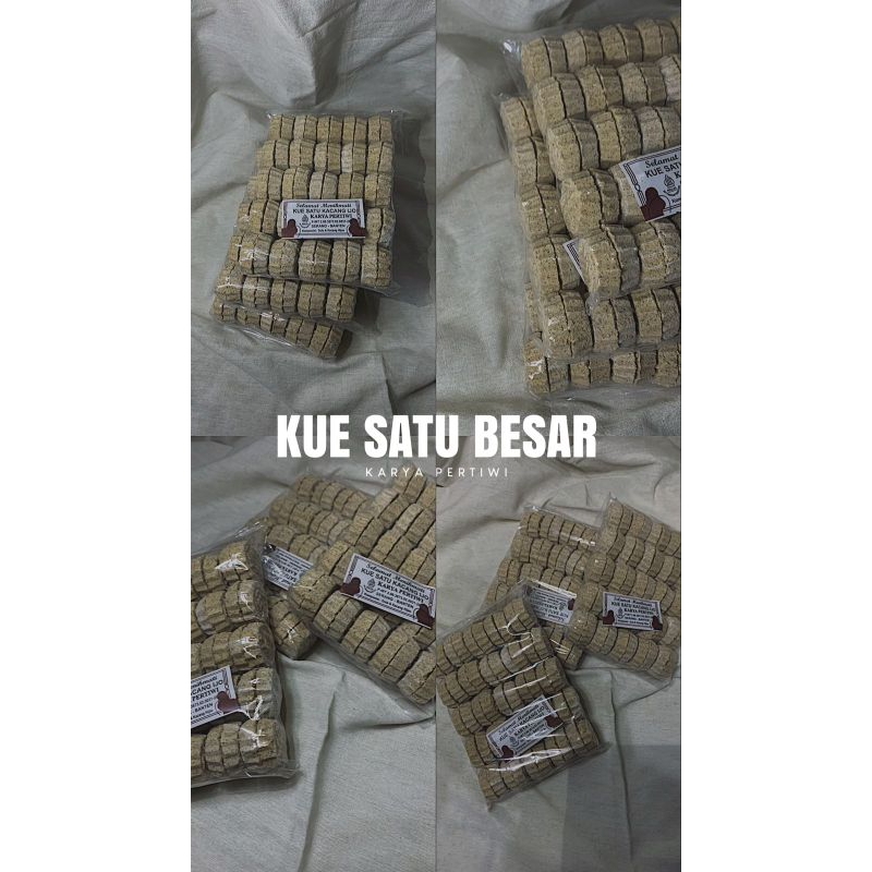 

KUE SATU BESAR KACANG IJO ASLI / KUE SATU TRADISIONAL