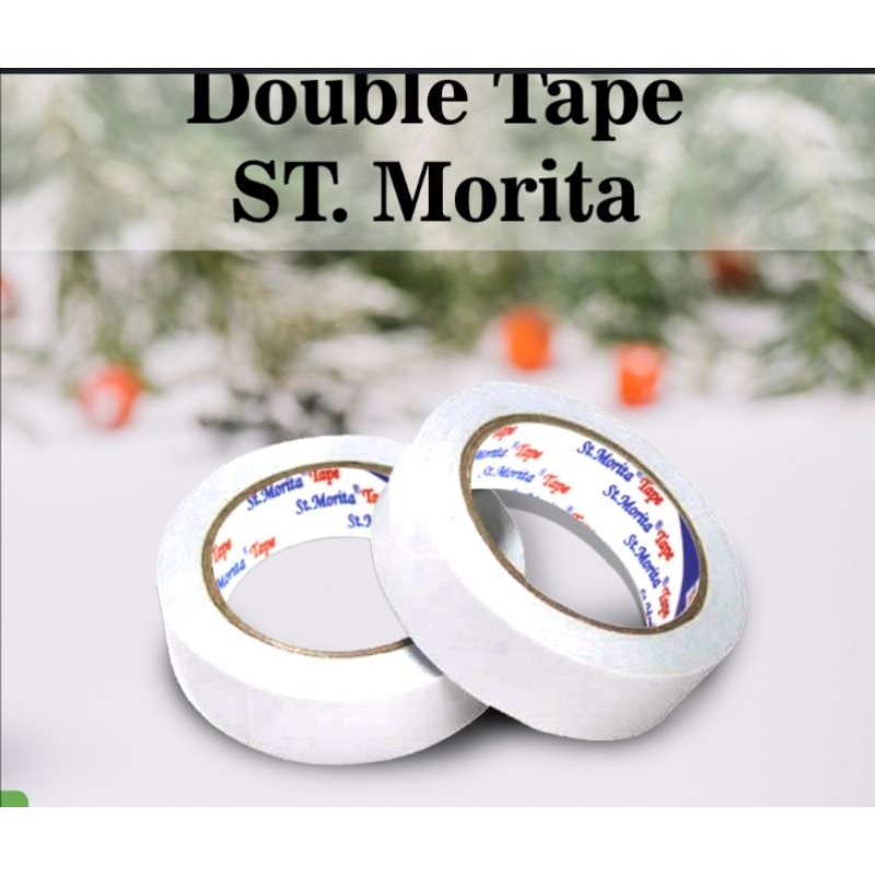 

MASKING TAPE / LEM KERTAS ST MORITA ORIGINAL 100% KUALITAS TERBUKTI 24MM X 21 MM