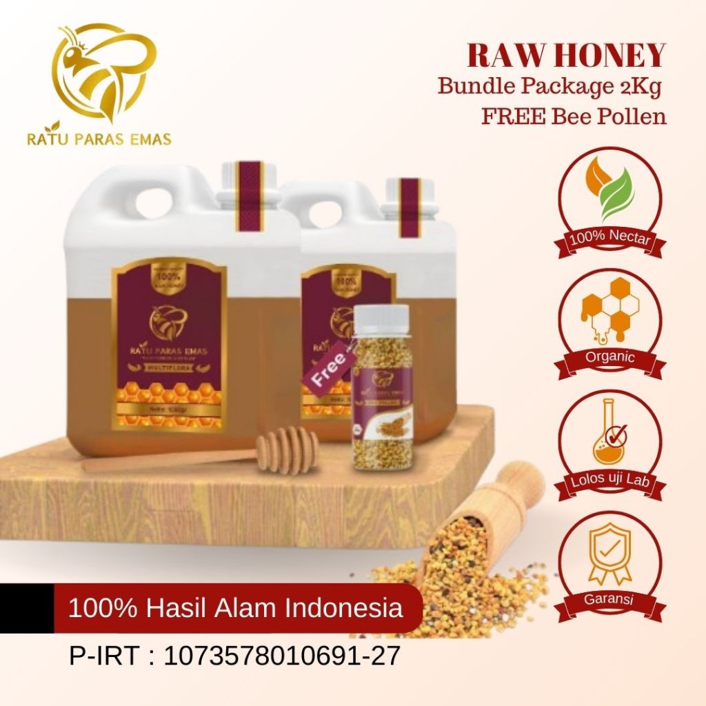 

Bundle Madu Murni Asli Hutan Alami Multiflora Premium Raw Honey - Ratu Paras Emas