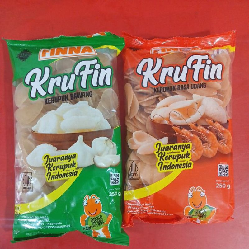 

FINNA krufin kerupuk bawang / rasa udang 250gr