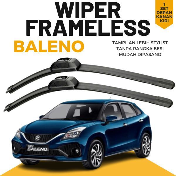 WIPER BALENO 2000 WIPER HATCHBACK  WIPER BALENO WIPER BALENO OLD PEMBERSIH KACA MOBIL 1 PASANG KANAN