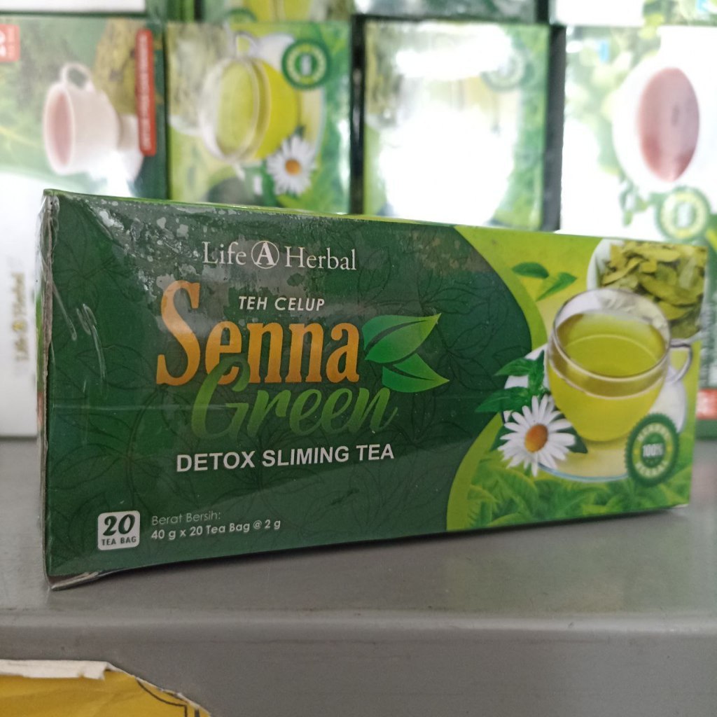 

Teh Celup Senna Green Detox Slimming Tea Isi 20 Bag / Teh Jati Cina Plus Green Tea / Teh Pelangsing Alami / Senna Leaf Plus Green Tea