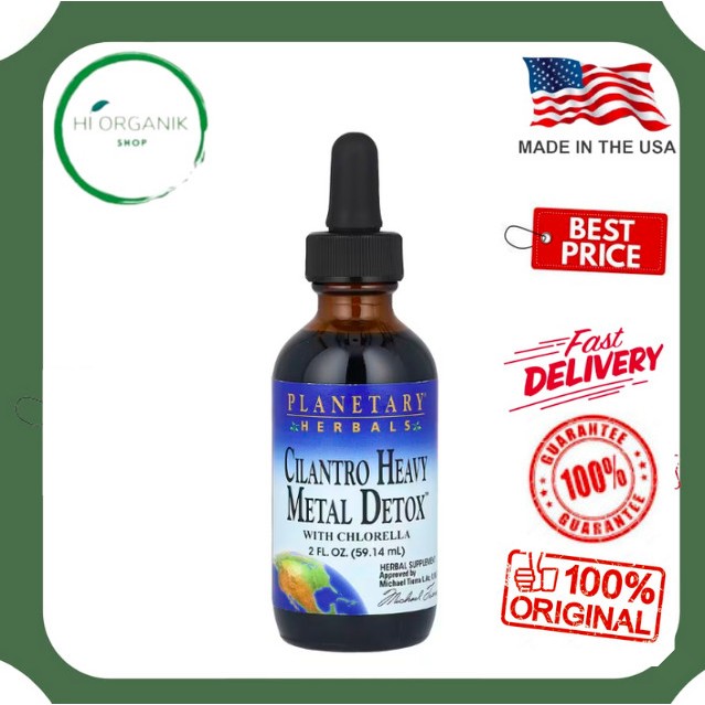 Planetary Herbals Cilantro Heavy Metal Detox with Chlorella 59.14 ml