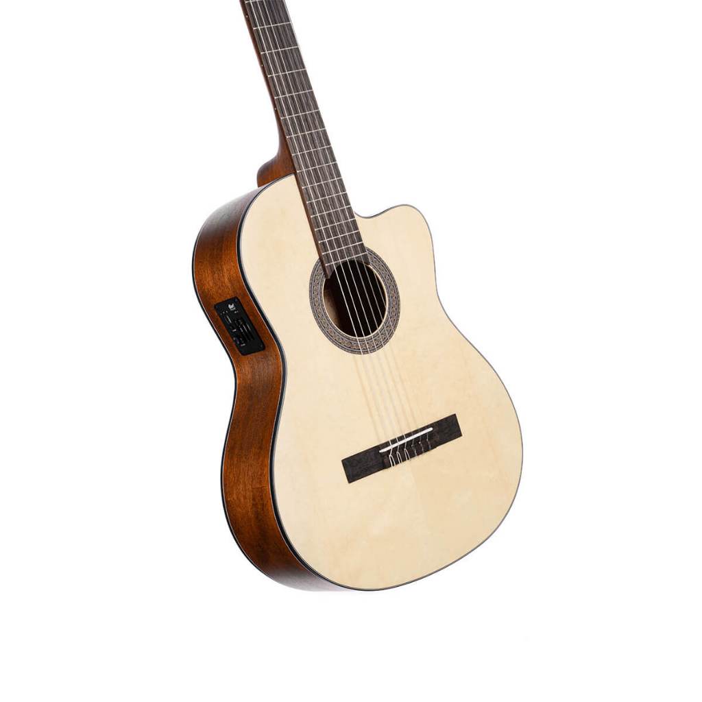 Cort AC120CE OP - AC120 CE OP Gitar Akustik Elektrik Nylon Original