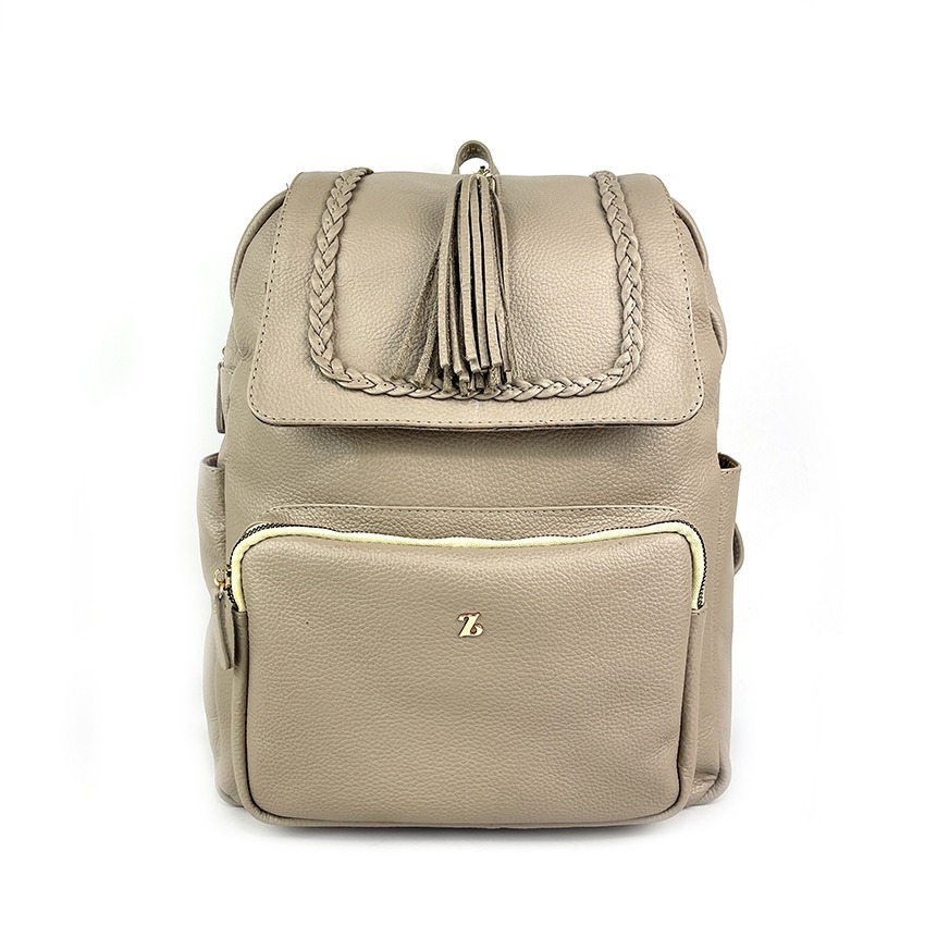 Tas Ransel Wanita ZHR / Tas Ransel Kulit Wanita Produk Original 100%  Bahan Kulit Sapi Asli Garut