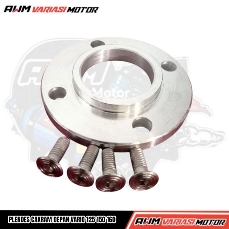 Adaptor Plendes Depan Vario 160 PNP Vario 125 150 Set Baut Cakram