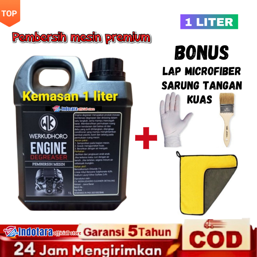 Engine Degreaser 1 liter Pembersih Mesin / Engine Cleaner super kilap premium