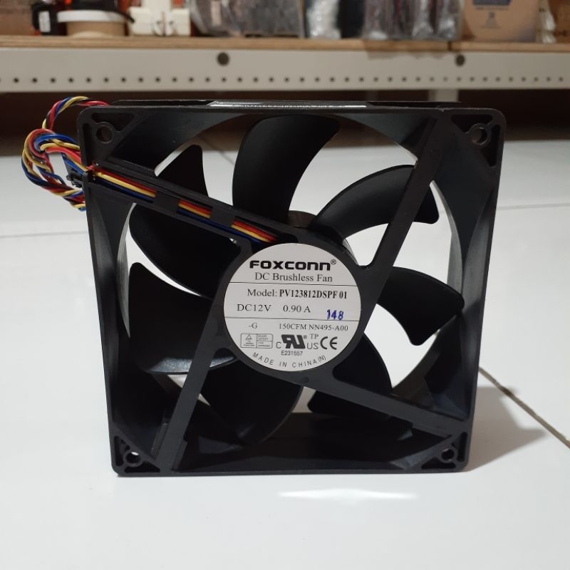 FOXCONN kipas dc 12V 12cm, 9cm