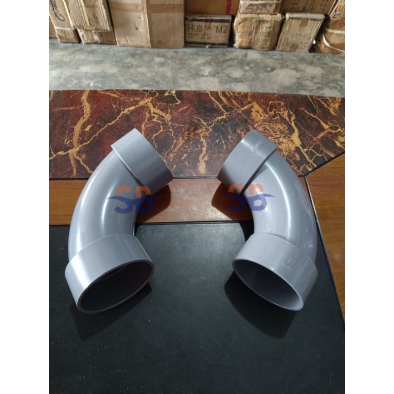 Power Fit Large Radius Elbow D3 / Long Elbow / Large Radius Elbow PVC 3" / Elbow 3" / Large Radius E