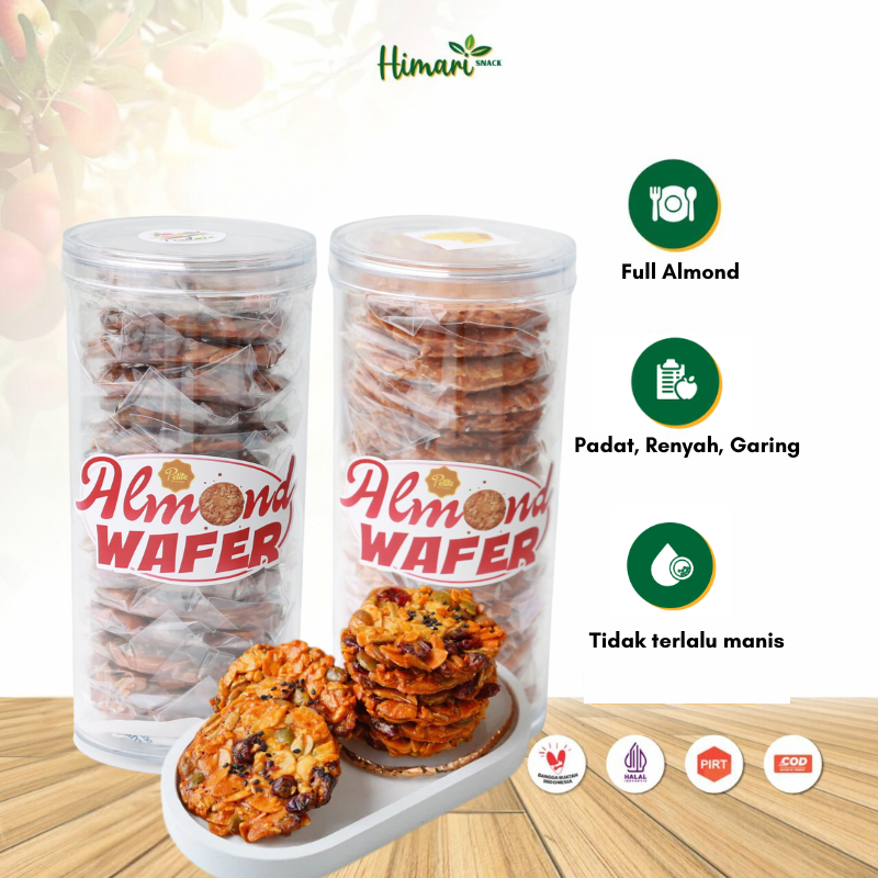 

Almond Wafer Cookies Crispy Crunchy