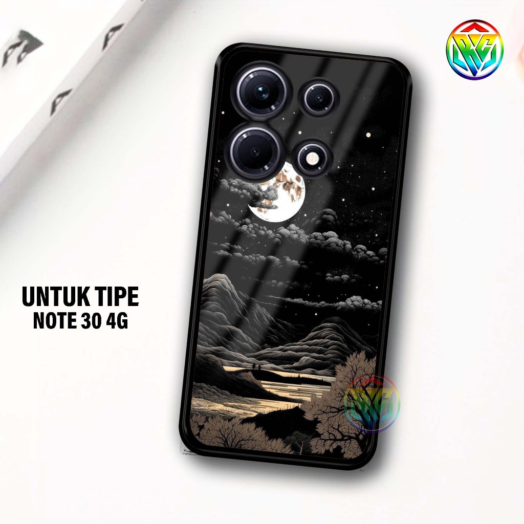 Real Case INFINIX NOTE 30 4G Terbaru Case kilau - New Case Glossy casing Hp INFINIX NOT 30 4G [Motif