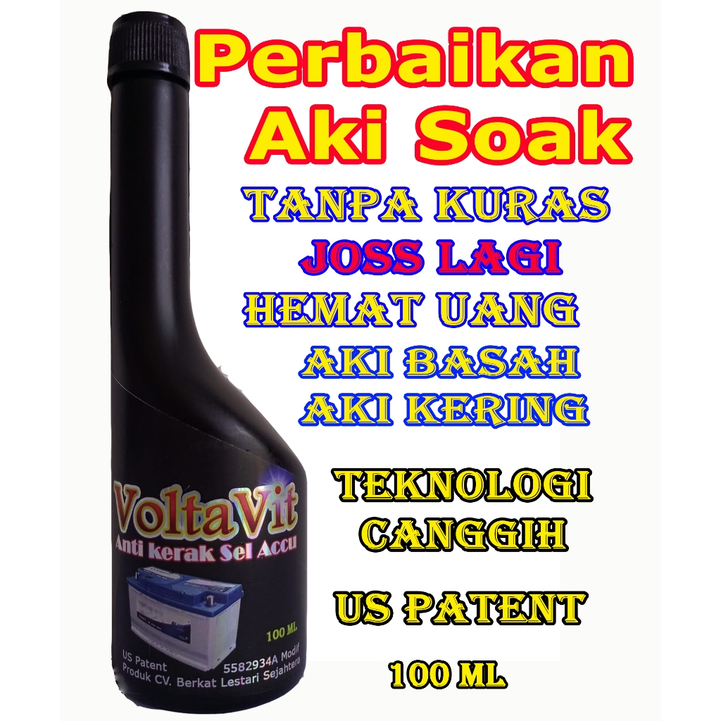 Voltavit Aki Motor Aki Mobil Air Aki Obat Aki soak  Vitamin Aki  Perbaikan Aki Desulphator  Aki Seke