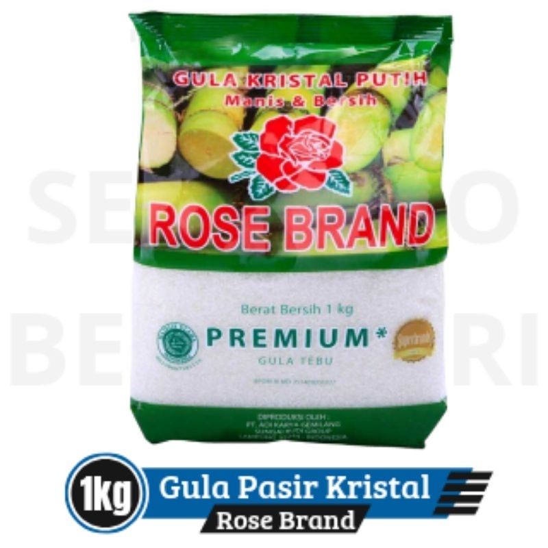 

Gula Kristal Putih Rose Brand Premium Berat Bersih 1 kg