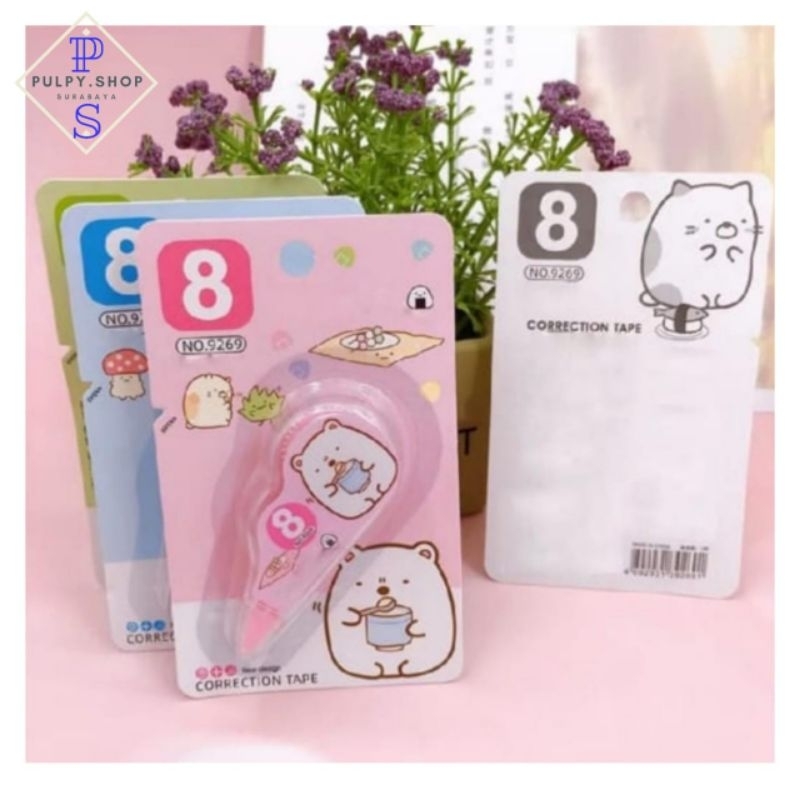 

Tip Ex Correction Tape Student Stationary School Tipe-x Karakter Penghapus Pen Tip-ex Kertas Mini