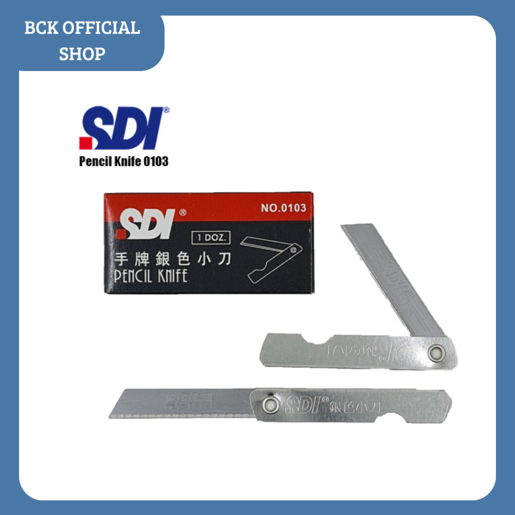 

Cutter Lipat SDI Silet Lipat SDI 0103 Pisau Lipat Kecil