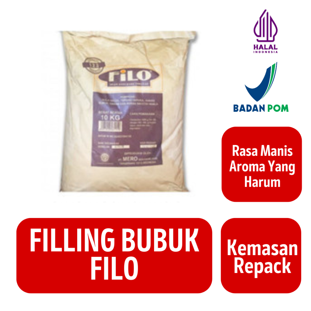 

Filling bubuk Filo Kemasan Repack [250 Gram]