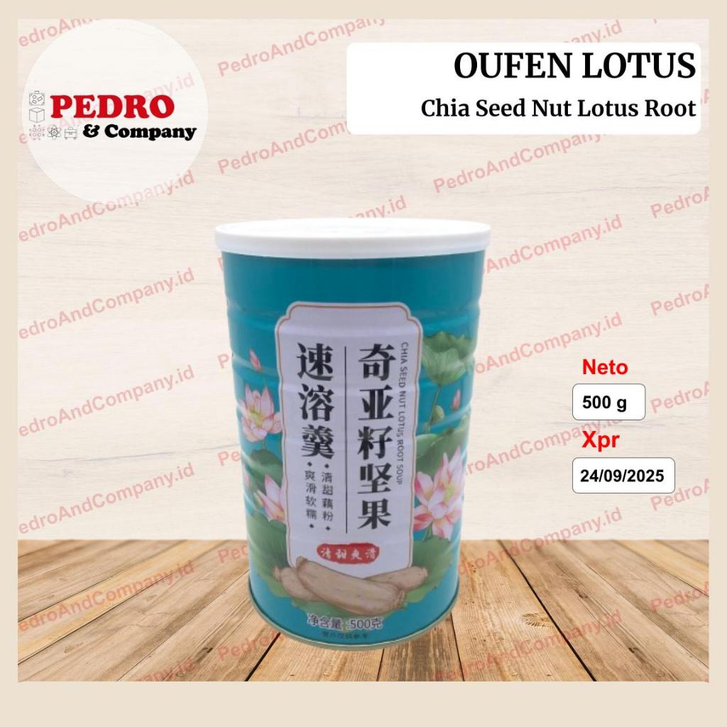 

MaiQuFeng Lotus Root bubuk akar teratai CHIA SEED 500 gram minuman sehat serbuk Oufen