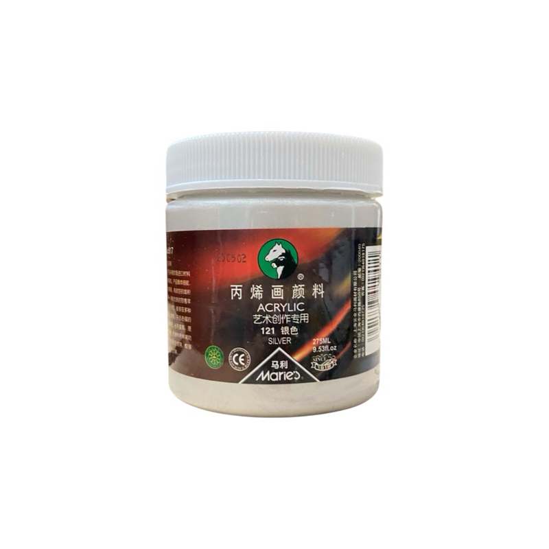 

MARIES ACRYLIC SILVER 121 (275ml) / CAT AKRILIK/ CAT LUKIS.