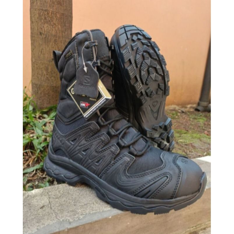 Sepatu Salomon Hitam/Sepatu PDL Salomon Forces 8 inchi China / Sepatu Tactical Salomon XA Forces