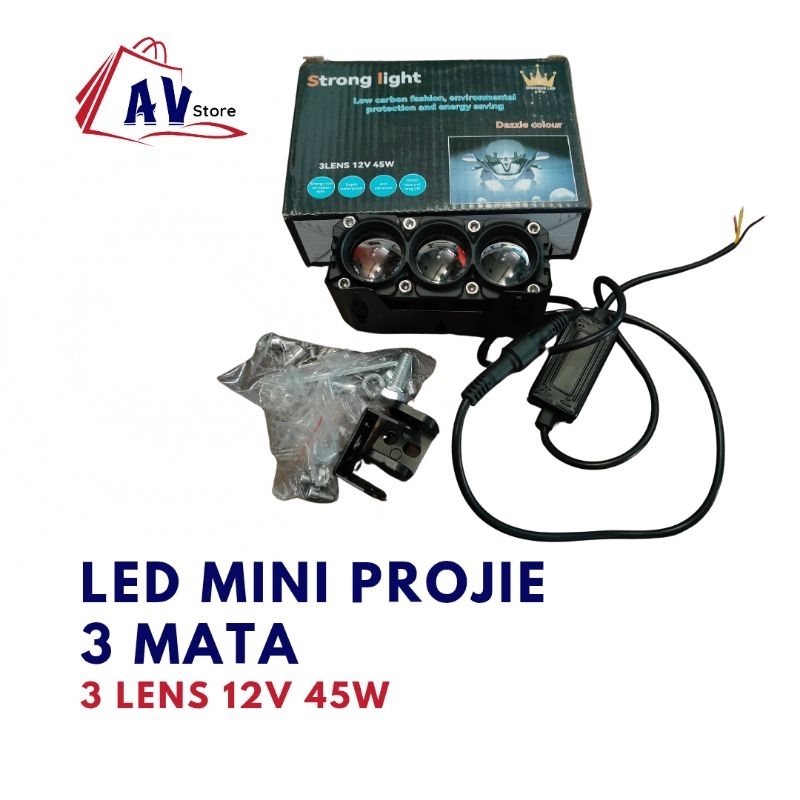 Lampu LED MINI PROJIE 3 MATA