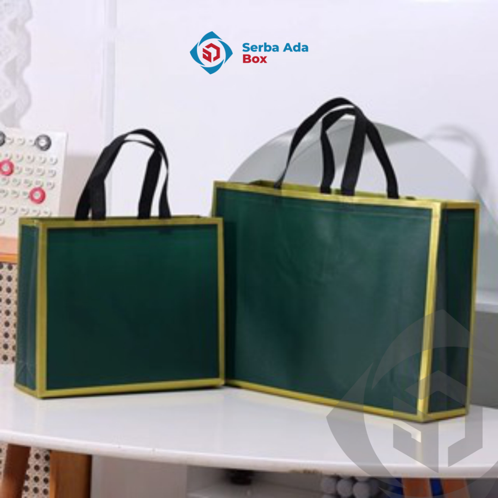 

SHOPPING BAG HIJAU BIRU | WATERPROOF | ANTI DEBU | UK 32 x 26 x 10 | UK 42 x 32 x 10