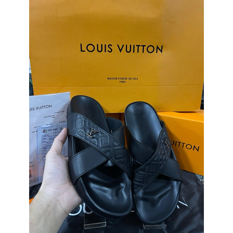 SANDAL PRIA IMPORT LOUIS VUITTON ORIGINAL HIGH QUALTY 100%