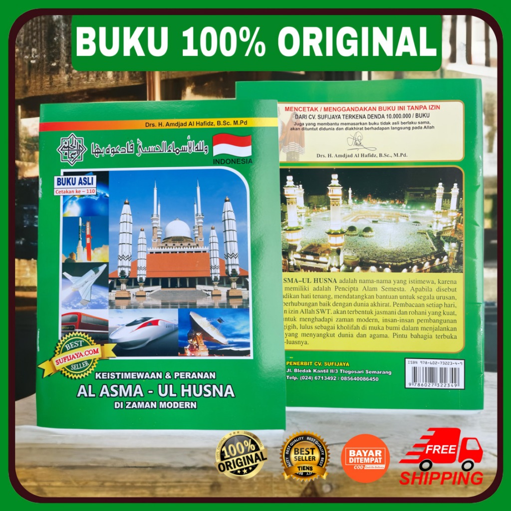 (Original) Buku Asmaul Husna - Kitab Asmaul Husna - Keistimewaan & peranan Asmaul husna asmaulhusna