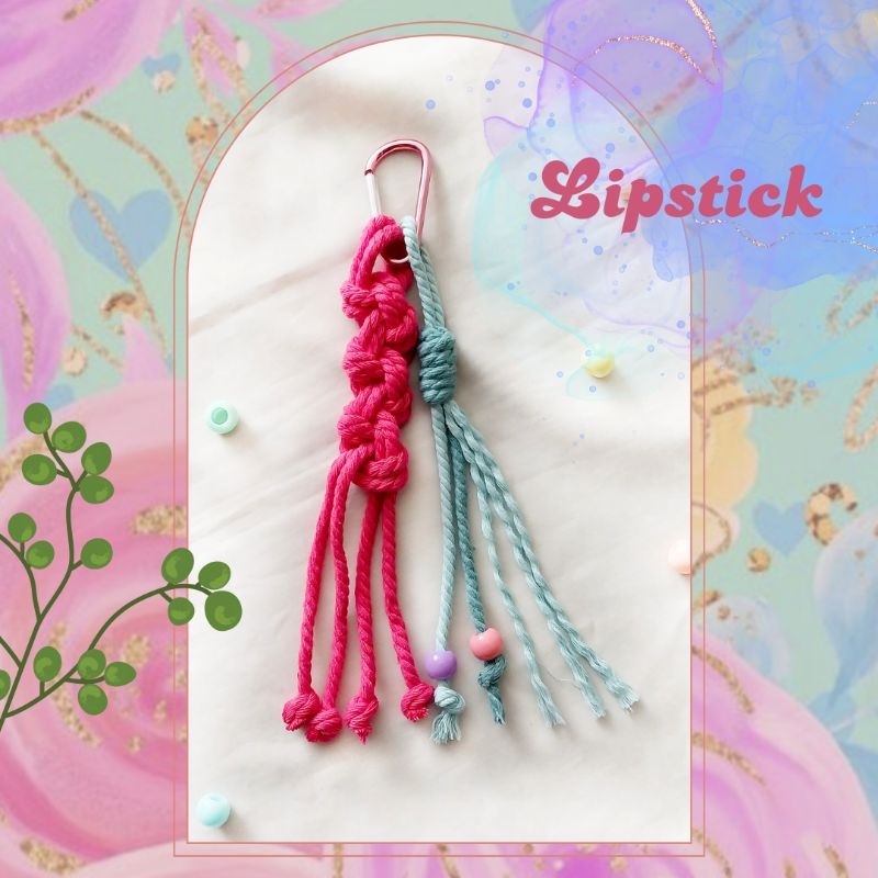 Bagcharm Macrame / Gantungan Tas Macrame / Macrame Keycharm/ Macrame Bagcharm/ Macrame Keychain