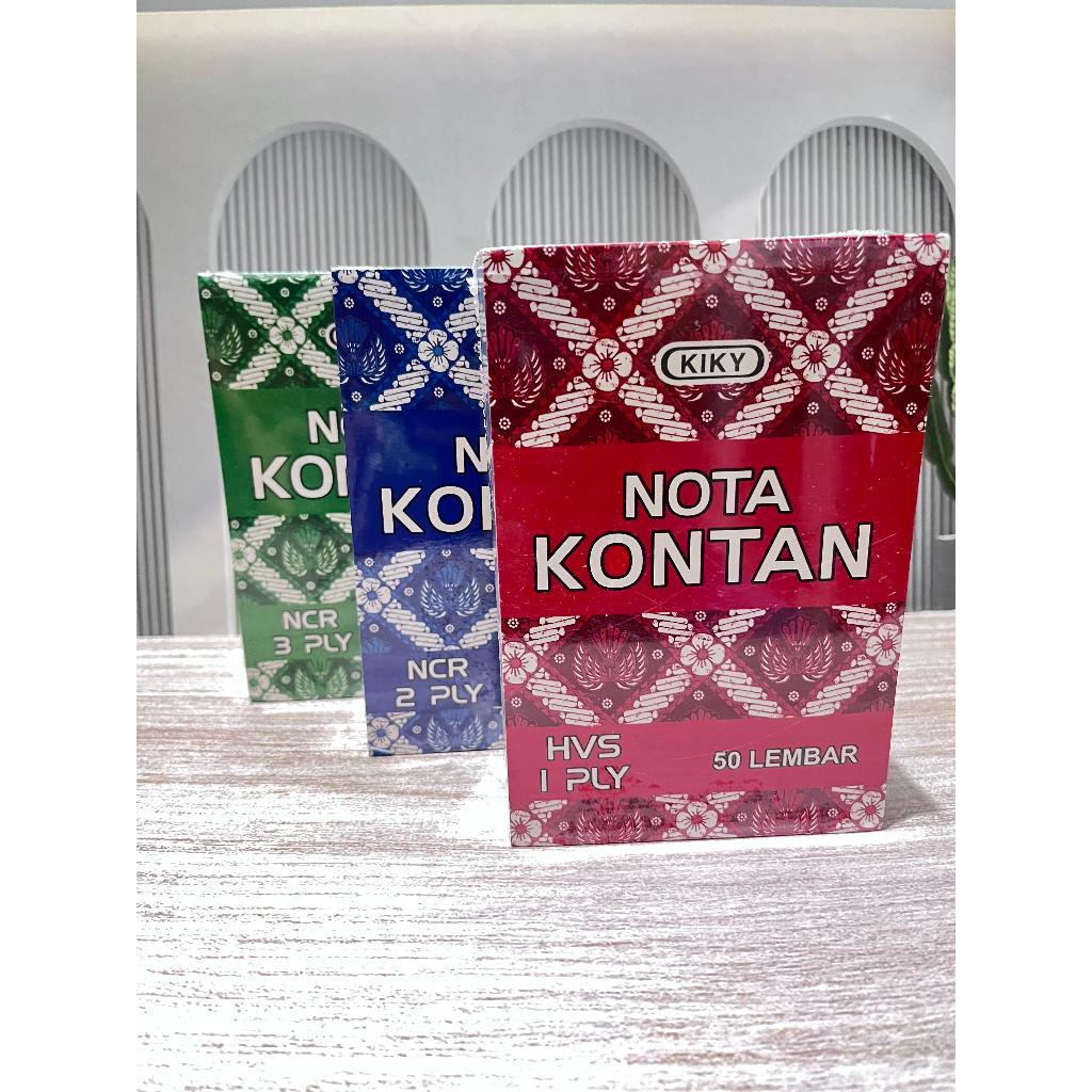 

Nota Kontan Kecil 3ply | Nota kontan Kiky 25 lembar 3ply
