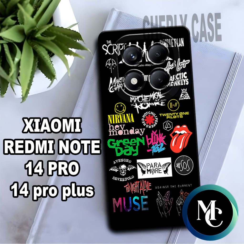 CC26/ Softcase karet lentur untuk XIAOMI REDMI NOTE 14 PRO & 14 PRO PLUS/Motif Aesthetic/case XIAOMI