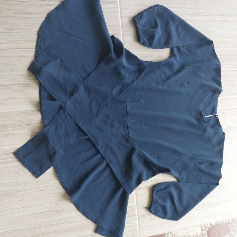 Blouse navy preloved