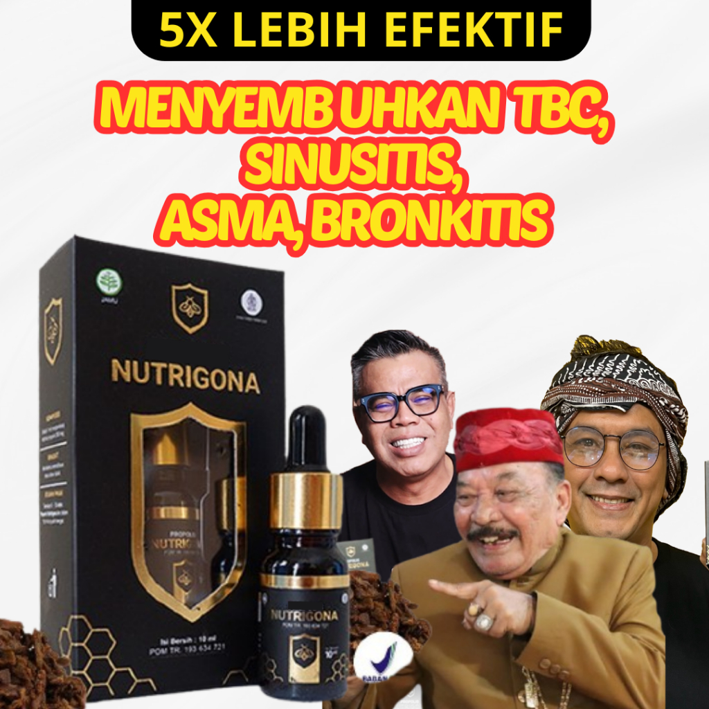 Obat Tetes NUTRIGONA mengobati TBC , Asma , Batuk Menahun , Bronchitis , Sinusitis , Batuk Berdarah