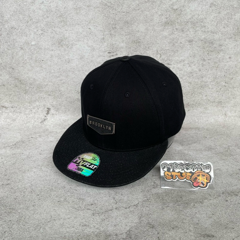 Topi NBA X Hyflat Brooklyn Hitam Second