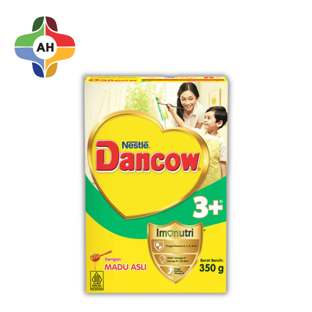 

Nestle Dancow 3+ Nutritods Susu Pertumbuhan 3-5 tahun Madu I Vanilla Box 350 gr / Apotek Hutama