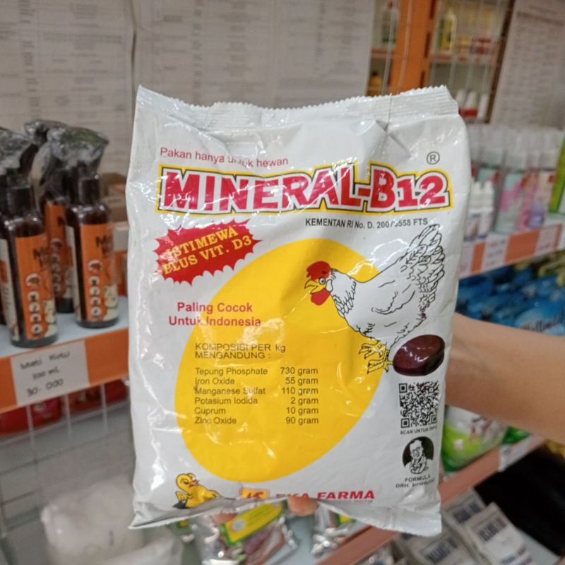 Mineral-B12 Minerall B12 Eka Farma 1kg meningkatkan produksi telur meningkatkan faya tahan dan pertu