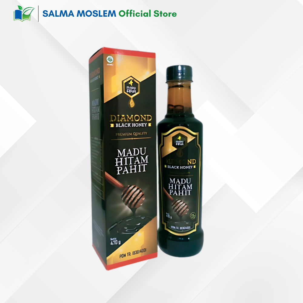 Madu Hitam Pahit Diamond 470gr Fira | 100% ORIGINAL LANGSUNG DARI PRODUSEN HALAL BPOM Plus Propolis 