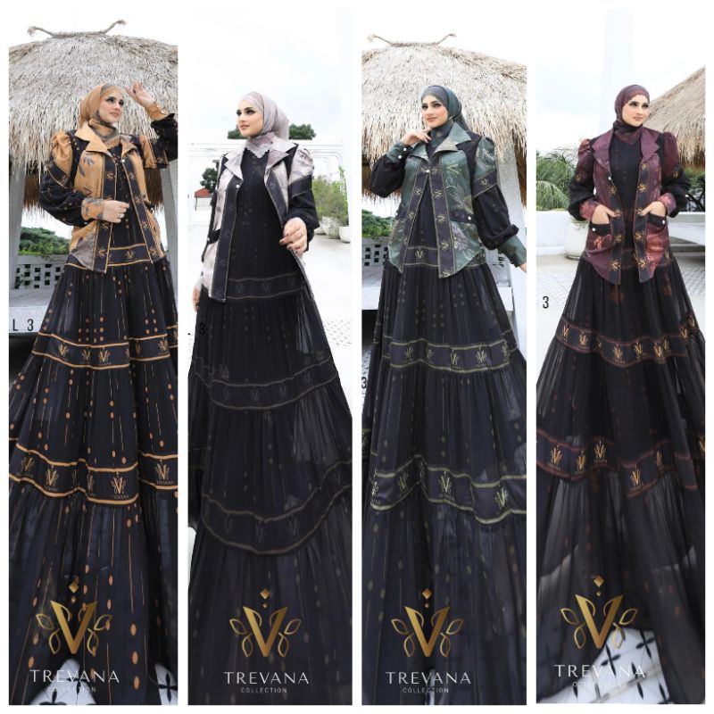 Nadira Nhadira Trevana Series Original by Trevana terbaru cocok untuk lebaran ootd kondangan pengaji