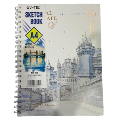 

TBMO V-TEC SKETCH BOOK A4 1118 45SHEETS/100GR GMP