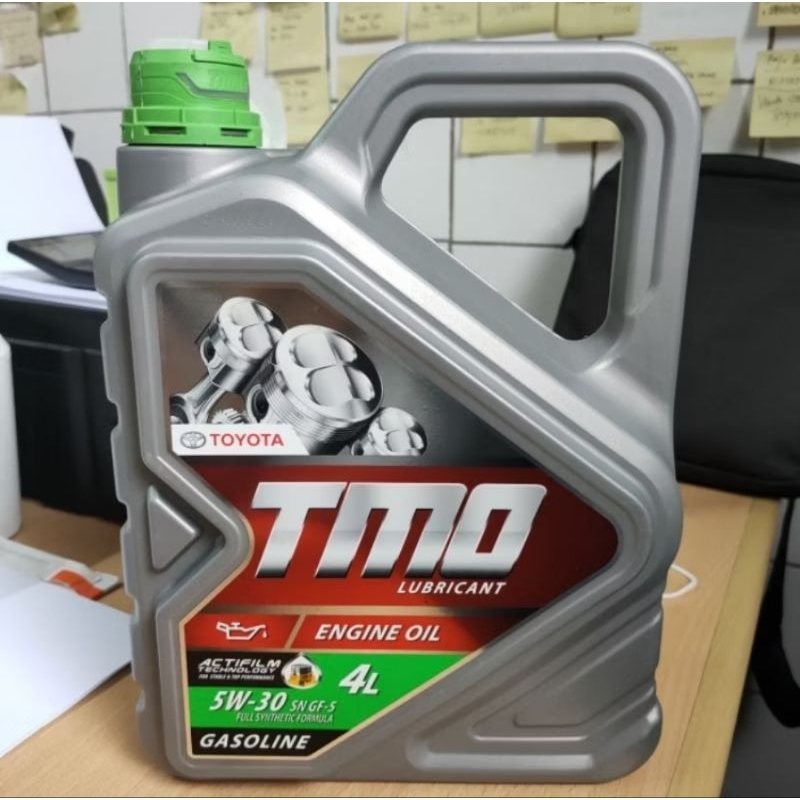 Oli Mobil TMO 5w-30 Toyota Bensin  TMO Hijau 5w-30 4 Liter Original Toyota