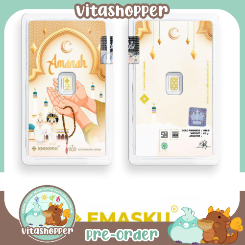 Logam Mulia Emasku Amanah By Hartadinata Abadi - 0,1 gram