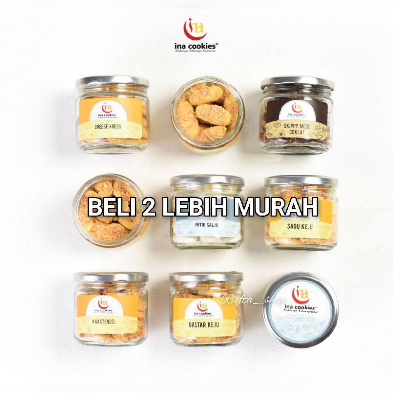 

Ina cookies Jar Kaca Kastengel Inacookies Coklat Instan/Sameday