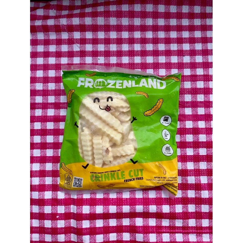 

FROZENLAND kentang cringkle cut 50gr
