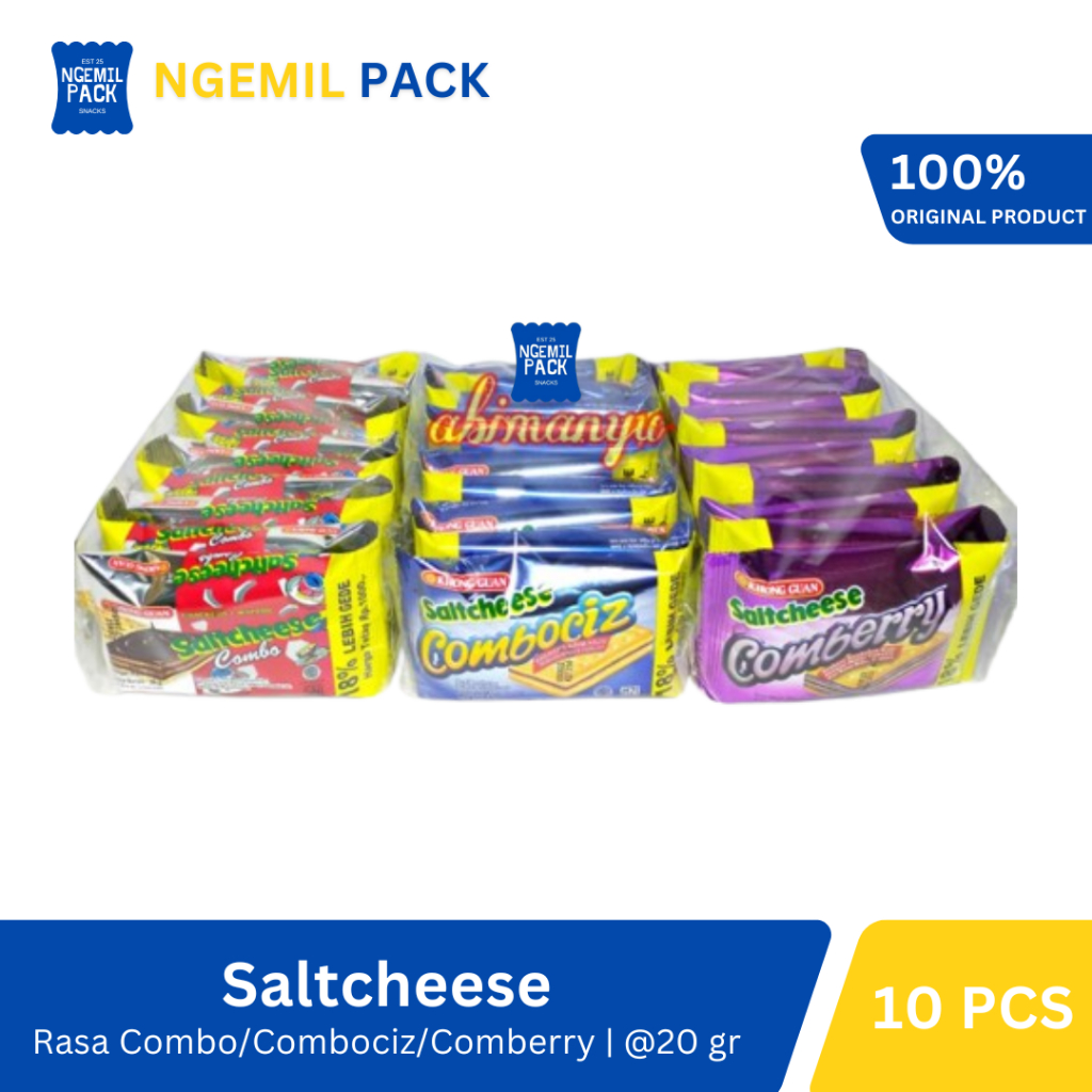 

Saltcheese Combo/Combociz/Comberry Isi 10pcs @20Gr