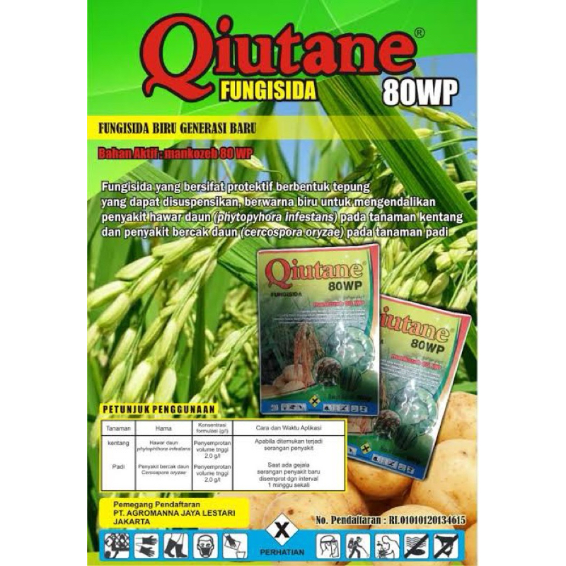 Qiutane 80 wp BIRU 800gr mankozeb biru