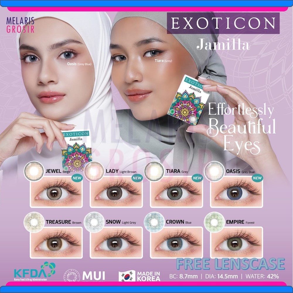 SOFTLENS JAMILLA MINUS (-3.25 s/d -6.00) BY EXOTICON