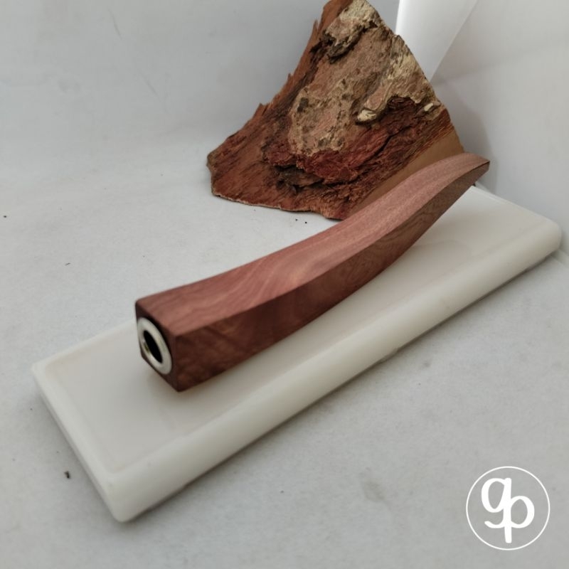 Pipa once / once cangklong / pipa rokok / padutan kayu nagasari kayu nogosari segi empat / model kot